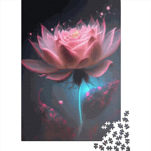 Lotus Puzzle 1000 Teile Schwer Puzzle Spielzeug Lernspiel Impossible Herausforderungsspielzeug Für Erwachsene Und Kinder Ab 14 Jahren 1000pcs (75x50cm) von LMYmoney
