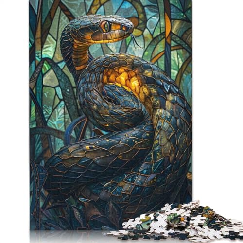 Märchenhafte Schlangen-Puzzles für Erwachsene, 520 Teile, anspruchsvolle Familienspiele, Denkspiele für Kinder ab 12 Jahren, 520 Teile (52 x 38 cm) von LMYmoney