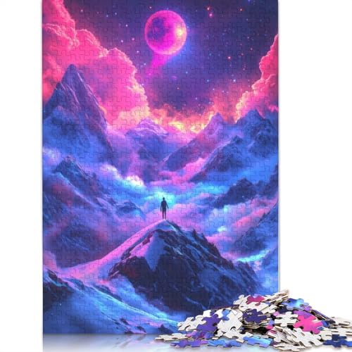 Magische Nacht, Puzzle für Erwachsene, 1000 Teile, kreative Spiele, Puzzle, Geschenke für Männer, für Frauen, Männer, 1000 Teile (75 x 50 cm) von LMYmoney