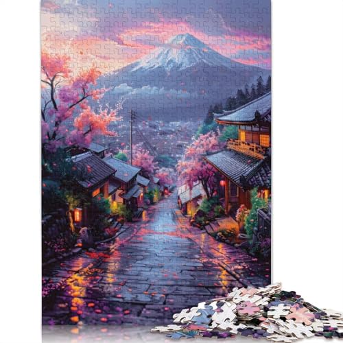 Majestätische Schönheit des Fuji, Puzzlespielzeug für Erwachsene, Lernspiel, Puzzlespiele für Erwachsene für Frauen und Männer, 1000 Teile (75 x 50 cm) von LMYmoney