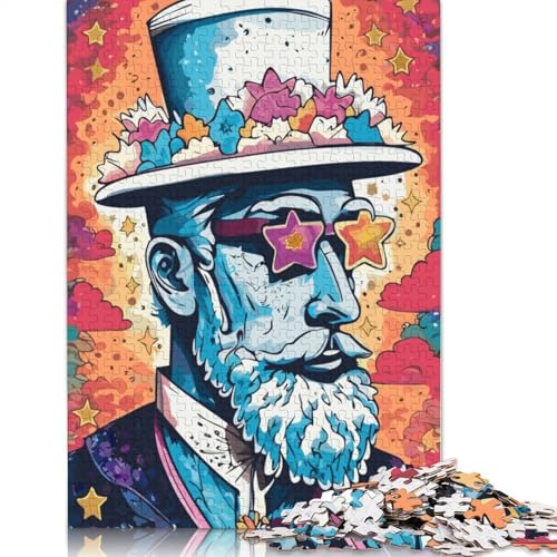 Male Trendsetter Puzzle 1000-teilige Schwer Puzzle Spielzeug Lernspiel Impossible Herausforderung Spielzeug Für Erwachsene Und Kinder Ab 12 Jahren 1000pcs (75x50cm) von LMYmoney