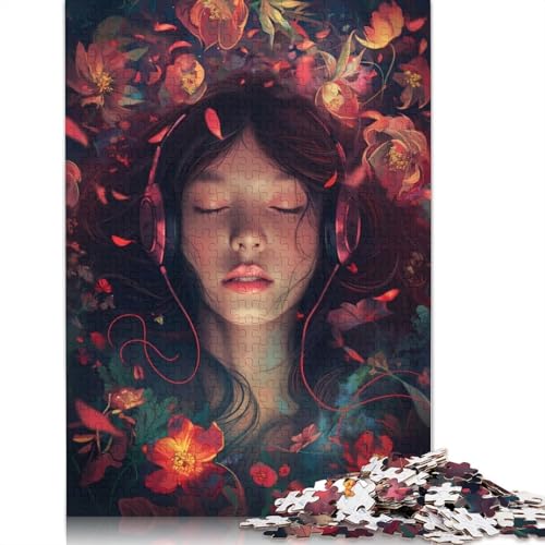 Melodys Grace Puzzle 1000-teilige Schwer Puzzle Spielzeug Lernspiel Impossible Herausforderungsspielzeug Für Erwachsene Und Kinder Ab 14 Jahren 1000pcs (75x50cm) von LMYmoney