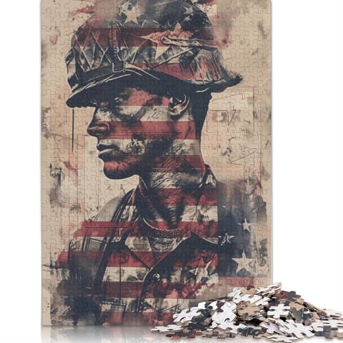 Memorial Day Puzzle 1000-teilige Schwer Puzzle Spielzeug Lernspiel Impossible Herausforderungsspielzeug Für Erwachsene Kinder 1000pcs (75x50cm) von LMYmoney