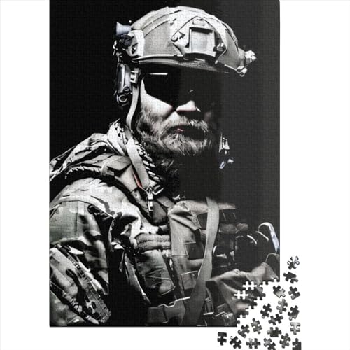 Mercenary Puzzle 1000-teilige Schwer Puzzle Spielzeug Lernspiel Impossible Herausforderungsspielzeug Für Erwachsene Und Kinder in Bewährter 1000pcs (75x50cm) von LMYmoney