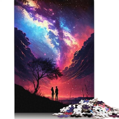 Milchstraßen-Paar 520 Puzzle, herausfordernd und knifflig, Puzzle für Männer, Geschenke für Erwachsene und Teenager, 520 Teile (52 x 38 cm) von LMYmoney