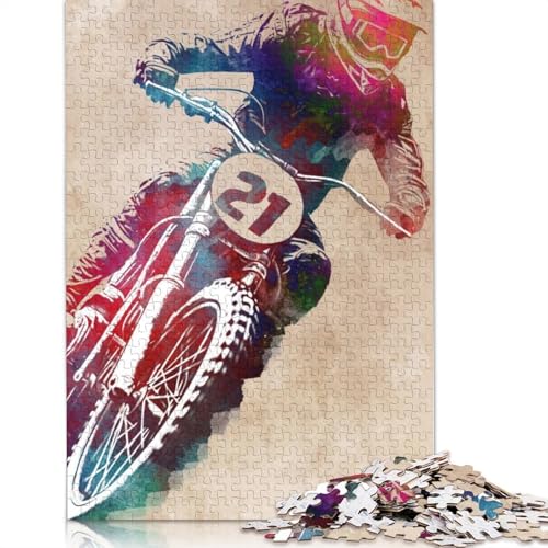 Motorsport-Puzzle für Erwachsene, Familienspaß, Puzzle-Geschenk für Kinder ab 12 Jahren, 1000 Teile (75 x 50 cm) von LMYmoney