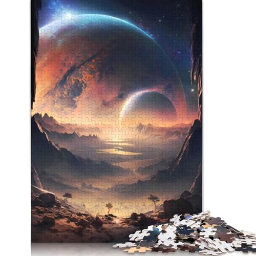 Mountain Range Planet Puzzle für Erwachsene, 1000 Teile, anspruchsvolle Familienspiele, Denkspiele für Kinder ab 12 Jahren, 1000 Teile (75 x 50 cm) von LMYmoney