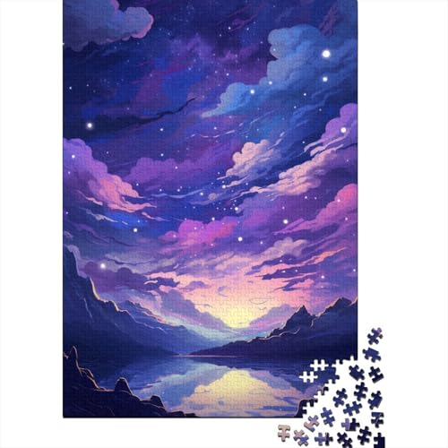Mountain of Dreams 1000-teiliges Puzzle für Teenager, Geschenke, Holzpuzzle, Puzzle für Erwachsene, Lernspiele für Zuhause, DIY-Spielzeug, 1000 Teile (38 x 26 cm) von LMYmoney
