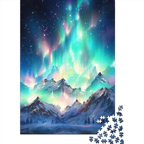 Mountain of Dreams Puzzle, 100% recycelter Karton, 100% recycelter Karton, Puzzle für Jungen oder Mädchen, 1000 Teile (38 x 26 cm) von LMYmoney