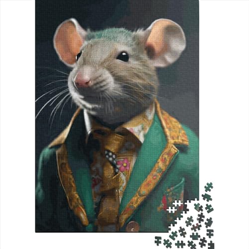 Mouse Fashion Puzzle 1000 Teile Schwer Puzzle Spielzeug Lernspiel Impossible Herausforderungsspielzeug Für Erwachsene Und Kinder Ab 14 Jahren 1000pcs (38x26cm) von LMYmoney