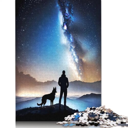Nachtgalaxie-Sternenbeobachtung, 520 Puzzles für Erwachsene, Lernspiel, Puzzlespiele für Erwachsene für Jungen oder Mädchen, 520 Teile (52 x 38 cm) von LMYmoney
