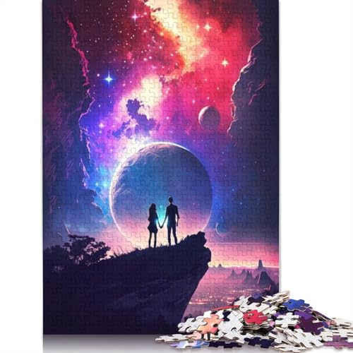 Nachthimmelträume-Puzzles für Erwachsene, 520 Teile, rechteckiges Papppuzzle, Geschenke für Männer, für Jungen oder Mädchen, 520 Teile (52 x 38 cm) von LMYmoney