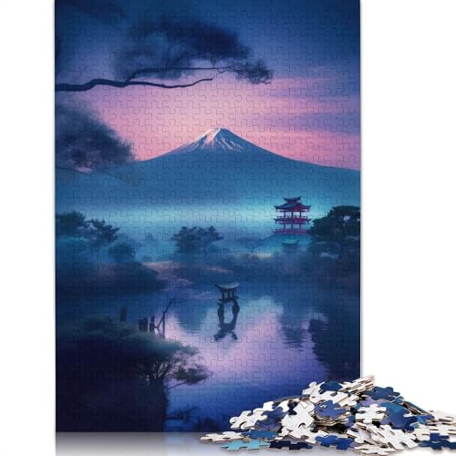 Nature In Japan Puzzle-Spielzeug für Erwachsene, Lernspiel, Puzzlespiele für Erwachsene für Frauen und Männer, 520 Teile (52 x 38 cm) von LMYmoney