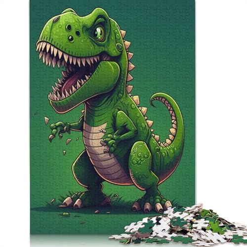 Niedliches Dinosaurier-Tier-Puzzle, 520 Puzzles für Erwachsene, Lernspiel, Puzzlespiele für Erwachsene für Jungen oder Mädchen, 520 Teile (52 x 38 cm) von LMYmoney