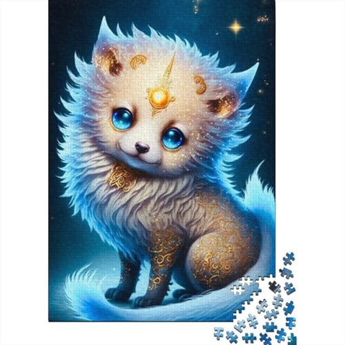 Niedliches Drachenbaby-Holzpuzzle, 1000 Teile, Puzzle für Erwachsene, Lernspiel, Herausforderungsspielzeug, 1000 Teile (38 x 26 cm) von LMYmoney