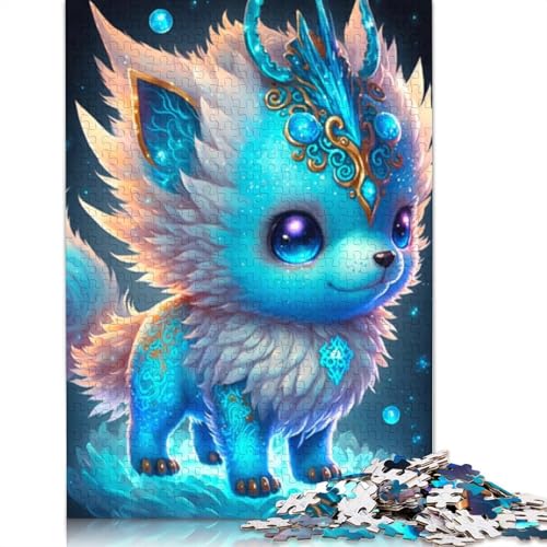 Niedliches Drachenbaby-Puzzle für Erwachsene, 1000-teiliges Puzzle für Teenager, Lernspiel, Herausforderungsspielzeug, 1000 Teile (75 x 50 cm) von LMYmoney