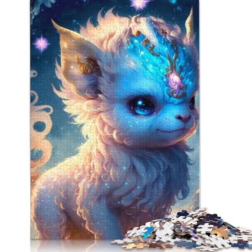 Niedliches Drachenbaby-Puzzle für Erwachsene, 1000-teiliges Puzzle für Teenager ab 12 Jahren, 1000 Teile (75 x 50 cm) von LMYmoney