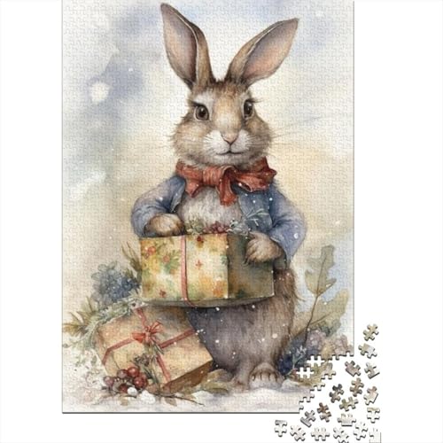 Niedliches Osterhäschen-Puzzle, 1000 Teile, präzise ineinander greifende Denksportaufgaben für Erwachsene, für Jungen oder Mädchen, 1000 Teile (75 x 50 cm) von LMYmoney