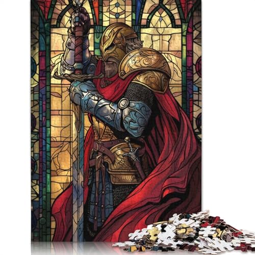 Noble General Puzzle 1000 Teile für Erwachsene, Holzpuzzle, Gehirntraining, Herausforderung, Spiel, Unterhaltung, Geschenke, Teenager, Familienaktivität (75 x 50 cm) von LMYmoney