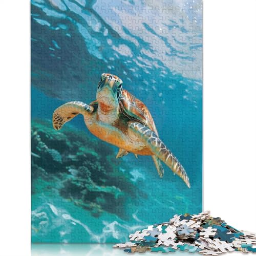 Oceans Guardian Puzzles 1000 Teile Schwer Puzzle Spielzeug Lernspiel Impossible Herausforderung Spielzeug Für Erwachsene Kinder 1000pcs (38x26cm) von LMYmoney