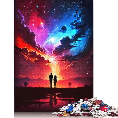 Paar-Kosmos-Landschaftspuzzle für Erwachsene ab 18 Jahren, Upe-Lernspiele, Puzzle für Erwachsene und Kinder, 520 Teile (52 x 38 cm) von LMYmoney