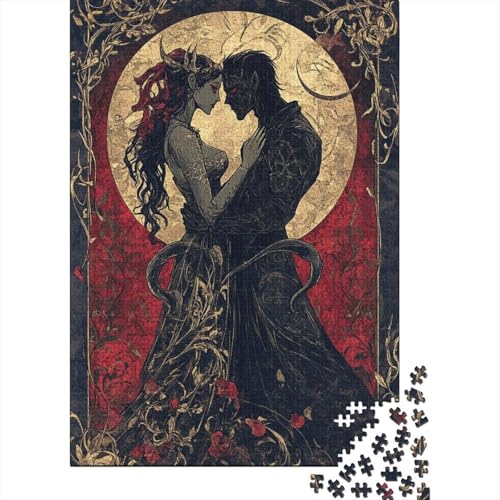 Pärchen-Puzzle für Erwachsene, Lernspiel, Cooles Puzzle für Erwachsene und Kinder, 1000 Teile (75 x 50 cm) von LMYmoney