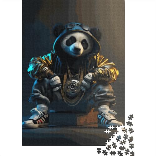 Panda Dancer Puzzles 1000 Teile Schwer Puzzle Spielzeug Lernspiel Impossible Herausforderungsspielzeug Für Erwachsene Und Kinder Ab 12 Jahren 1000pcs (75x50cm) von LMYmoney