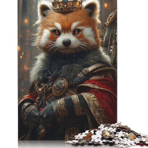 Panda Monarch Puzzles 1000 Teile Schwer Puzzle Spielzeug Lernspiel Impossible Herausforderungsspielzeug Für Erwachsene Kinder 1000pcs (40x28cm) von LMYmoney
