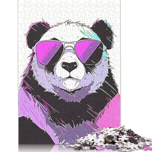 Panda Vintage Puzzles 1000 Teile Schwer Puzzle Spielzeug Lernspiel Impossible Herausforderung Spielzeug Für Erwachsene Kinder 1000pcs (40x28cm) von LMYmoney