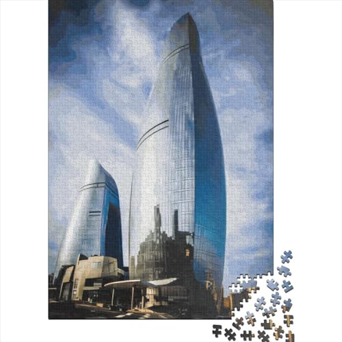 Paris Puzzle 1000 Teile Schwer Puzzle Spielzeug Lernspiel Impossible Herausforderung Spielzeug Für Erwachsene Und Kinder in Bewährter 1000pcs (38x26cm) von LMYmoney