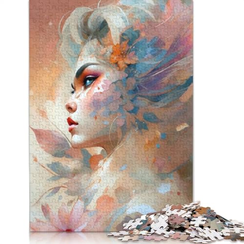 Pastel Nymph Puzzles 1000 Teile Schwer Puzzle Spielzeug Lernspiel Impossible Herausforderungsspielzeug Für Erwachsene Kinder 1000pcs (75x50cm) von LMYmoney