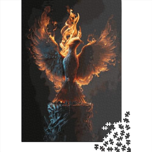 Phoenix Bird Puzzles 1000 Teile Schwer Puzzle Spielzeug Lernspiel Impossible Herausforderung Spielzeug Für Erwachsene Kinder 1000pcs (38x26cm) von LMYmoney