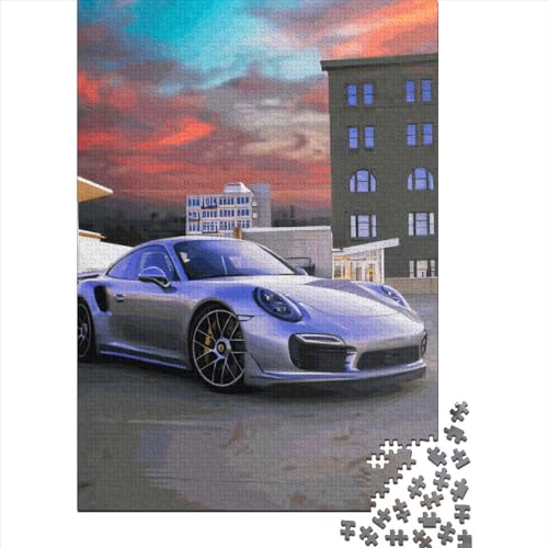 Porsche Puzzles 1000 Teile Schwer Puzzle Spielzeug Lernspiel Impossible Herausforderung Spielzeug Für Erwachsene Kinder 1000pcs (38x26cm) von LMYmoney