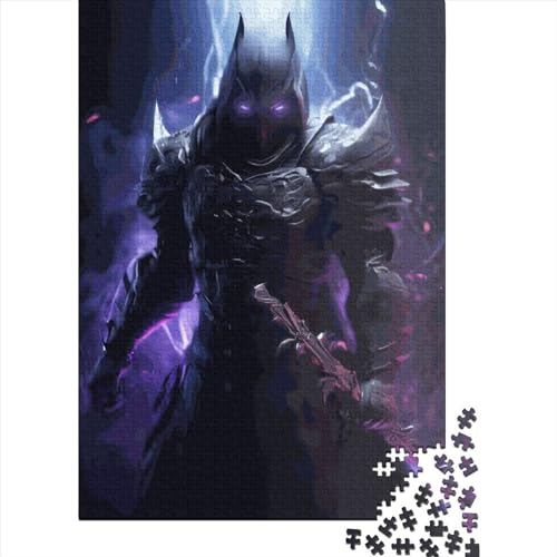 Purple Knight Puzzles 1000 Teile Schwer Puzzle Spielzeug Lernspiel Impossible Herausforderung Spielzeug Für Erwachsene Kinder 1000pcs (38x26cm) von LMYmoney