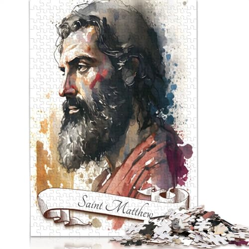 Puzzle „Der Apostel Matthäus“ für Erwachsene, Lernspiel, Cooles Puzzle für Erwachsene und Kinder, 1000 Teile (75 x 50 cm) von LMYmoney