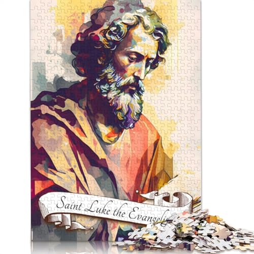 Puzzle „Der Heilige Lukas, der Evangelist“, ab 18 Jahren, Lernspiele, Puzzle für Erwachsene und Teenager, 1000 Teile (75 x 50 cm) von LMYmoney