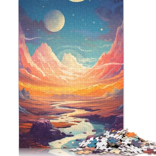 Puzzle „Weltraum, Berge, Universum“ 1000 Teile für Erwachsene und Jugendliche ab 12 Jahren, 1000 Teile (75 x 50 cm) von LMYmoney
