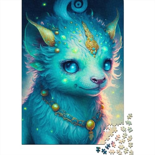 Puzzle 1000 Teile für Erwachsene, Holz, Lernspiel, Herausforderungsspielzeug, 1000 Teile (38 x 26 cm) von LMYmoney