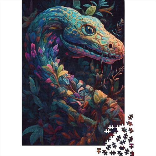 Puzzle 1000 Teile für Erwachsene, Holz, Lernspiel, Herausforderungsspielzeug, 1000 Teile (38 x 26 cm) von LMYmoney