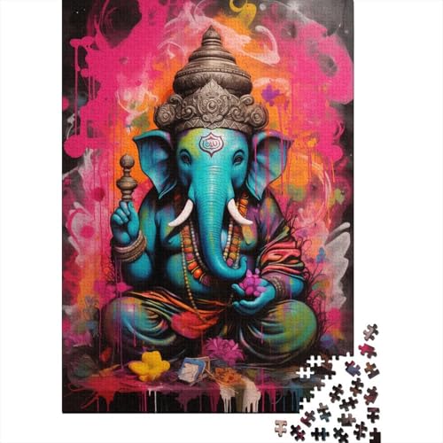 Puzzle 1000 Teile für Erwachsene, Holz, Lernspiel, Herausforderungsspielzeug, 1000 Teile (38 x 26 cm) von LMYmoney
