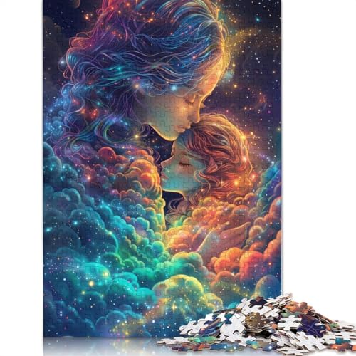 Puzzle 1000 Teile für Erwachsene, Holz, Lernspiel, Herausforderungsspielzeug, 1000 Teile (75 x 50 cm) von LMYmoney