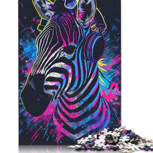 Puzzle 1000 Teile für Erwachsene, Holz, Lernspiel, Herausforderungsspielzeug, 1000 Teile (75 x 50 cm) von LMYmoney