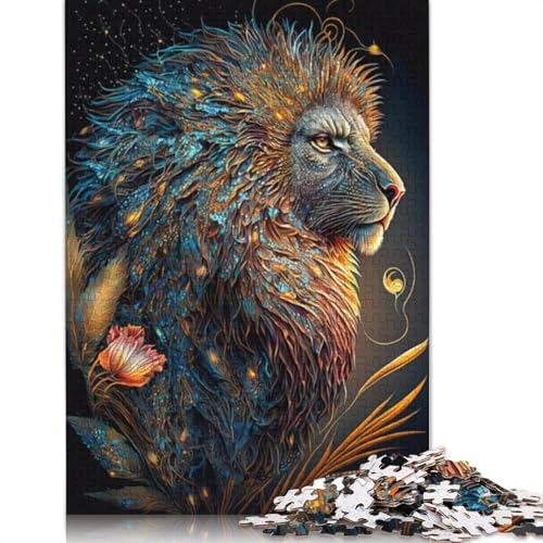 Puzzle 1000 Teile für Erwachsene, Holz, Lernspiel, Herausforderungsspielzeug, 1000 Teile (75 x 50 cm) von LMYmoney