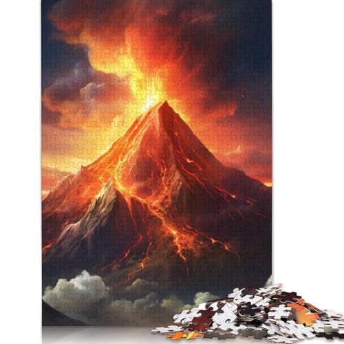 Puzzle 1000 Teile für Erwachsene, Holz, Lernspiel, Herausforderungsspielzeug, 1000 Teile (75 x 50 cm) von LMYmoney