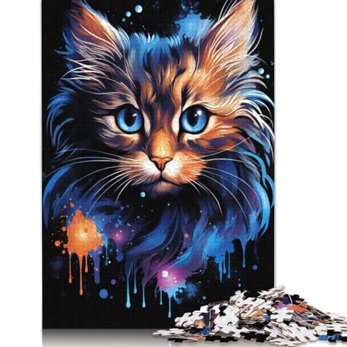 Puzzle 1000 Teile für Erwachsene, Holz, Lernspiel, Herausforderungsspielzeug, 1000 Teile (75 x 50 cm) von LMYmoney