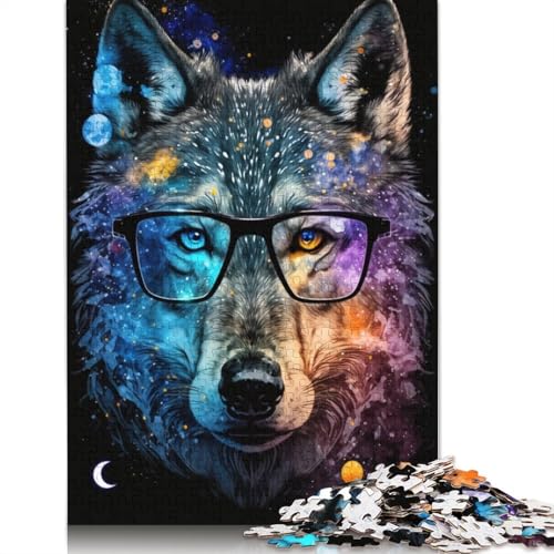 Puzzle 1000 Teile für Erwachsene, Holz, Lernspiel, Herausforderungsspielzeug, 1000 Teile (75 x 50 cm) von LMYmoney