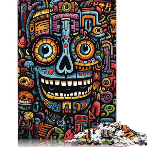 Puzzle 1000 Teile für Erwachsene, Holz, Lernspiel, Herausforderungsspielzeug, 1000 Teile (75 x 50 cm) von LMYmoney