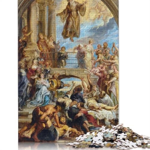 Puzzle für Erwachsene, 1000 Teile, „Die Wunder von Paola“, Puzzle für Erwachsene, anspruchsvolles Spiel (38 x 26 cm) von LMYmoney
