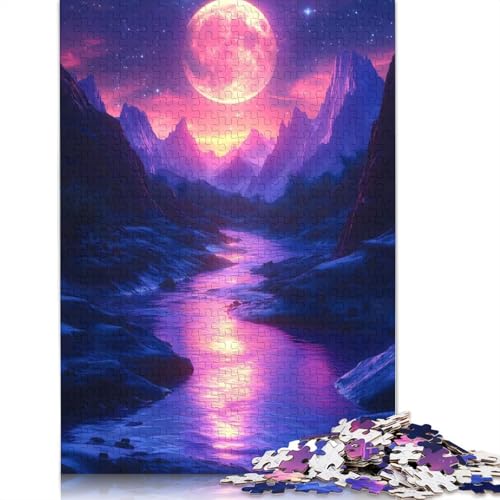Puzzle für Erwachsene, 1000 Teile, Arktischer Eissonnenuntergang, Lernspielzeug, Spiele, Familiendekoration (38 x 26 cm) von LMYmoney