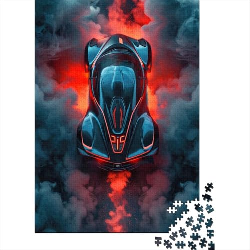 Puzzle für Erwachsene, 1000 Teile, farbenfrohes, Cooles Sportwagen-Puzzle, Puzzle für Erwachsene, Lernspiel, Herausforderungsspielzeug, 1000 Teile (38 x 26 cm) von LMYmoney